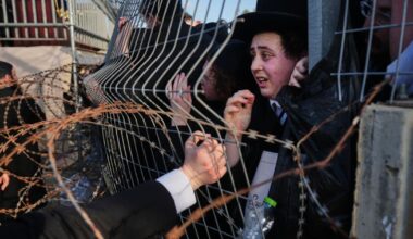 Photos of ultra-Orthodox Jews protesting military conscription in Israel | World