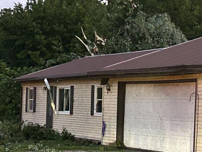 Storm Damage in Freetown, Indiana