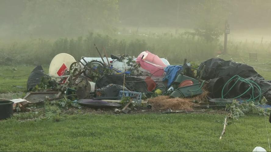 Freetown, Indiana storm damage