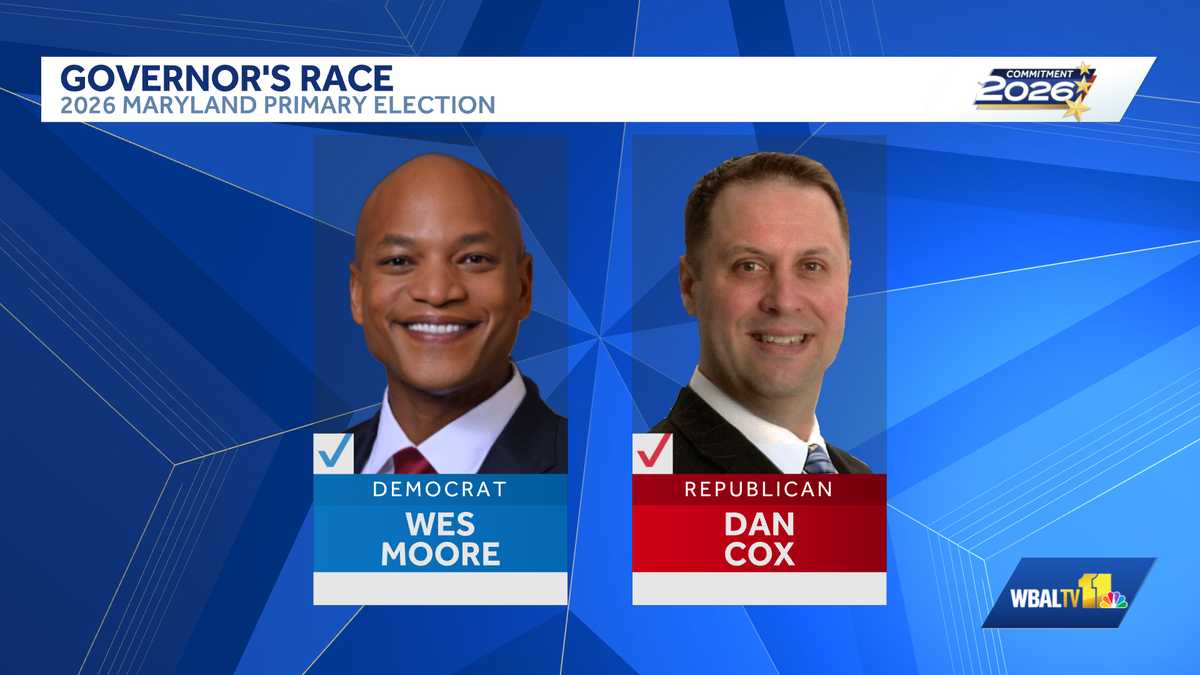 2026 Primary Election Results: Maryland Governor