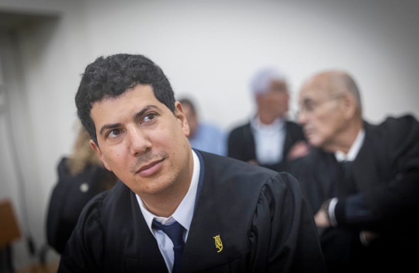 Attorney Amit Hadad arrives for a court hearing in the Fisher case at the Jerusalem District Court, January 13, 2026.