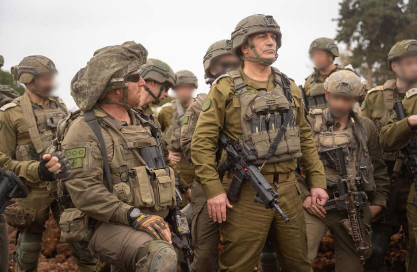 The IDF Chief of the General Staff Eyal Zamir, visiting 162nd Division in southern Lebanon on April 16, 2026.