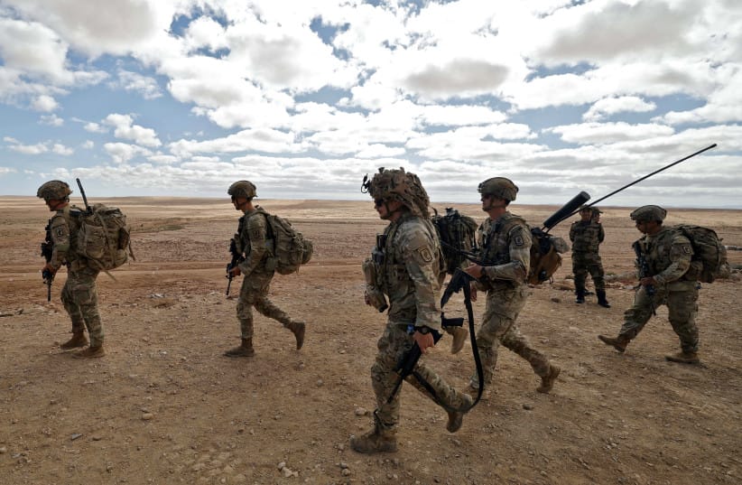 US soldiers take part in the ''African Lion'' joint military exercise between US and Moroccan forces in the Tan-Tan region in southwestern Morocco on May 8, 2026.