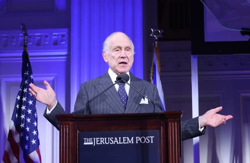 WJC President Ronald S. Lauder speaking at The Jerusalem Post Conference in New York City, June 1, 2026.