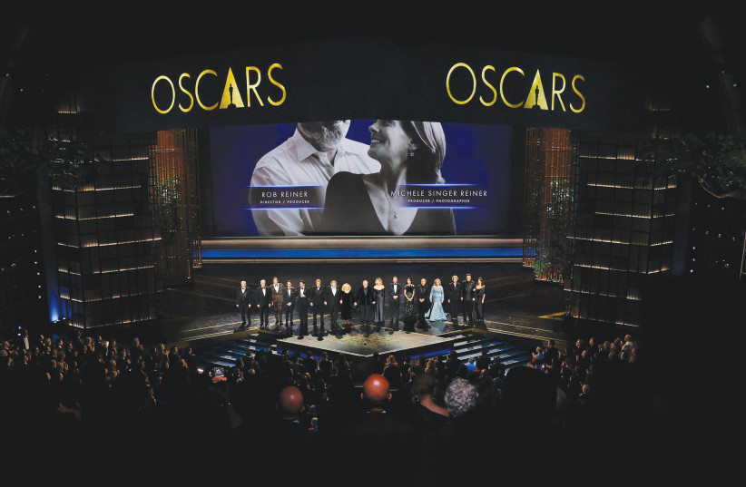 Late Director Rob Reiner was a key Jewish influence. Pictured: O’Connell on stage with fellow actors at the 98th Academy Awards during the In Memorium segment, which paid tribute to Reiner and wife Michele Singer Reiner, March 15.