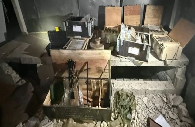HEZBOLLAH WEAPONS found by the IDF.