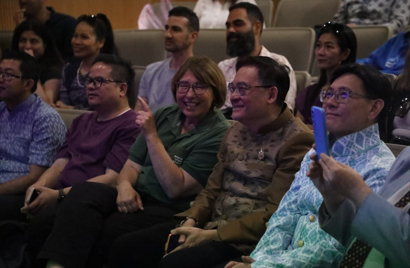 Thai ambassador to Israel, Boonyarit Vichienpuntu, at Jerusalem’s Tisch Family Zoological Gardens. June 4, 2026.