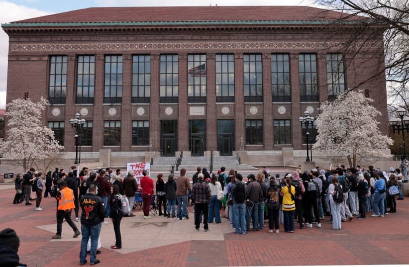 Pro-Palestinian demonstrators gather for a mock trial against the University of Michigan's Board of Regents on the university's campus in Ann Arbor, Michigan, on April 21, 2025; Illustrative.