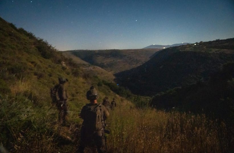 IDF troops operate in the Wadi Saluki area of southern Lebanon.