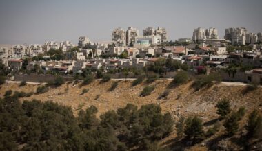 Neighborhoods in Ma'ale Adumim, near Jerusalem on October 3, 2017