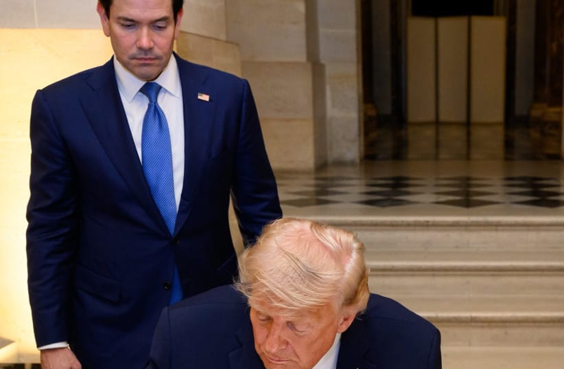 US President Donald Trump signs the Iran Memorandum of Understanding on June 19, 2026.