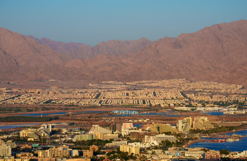VIEW OF the Southern Israeli city of Eilat. September 9, 2025.