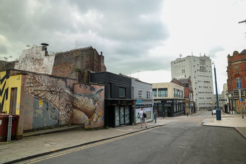 Stoke-On-Trent has a high level of dereliction after the collapse of local industries. Photograph: Enda O'Dowd