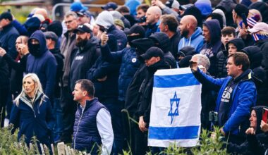 ‘Unmistakable Paisleyite DNA’ - DUP MP criticised for standing with masked men as loyalists hurl abuse at Gaza march – The Irish News
