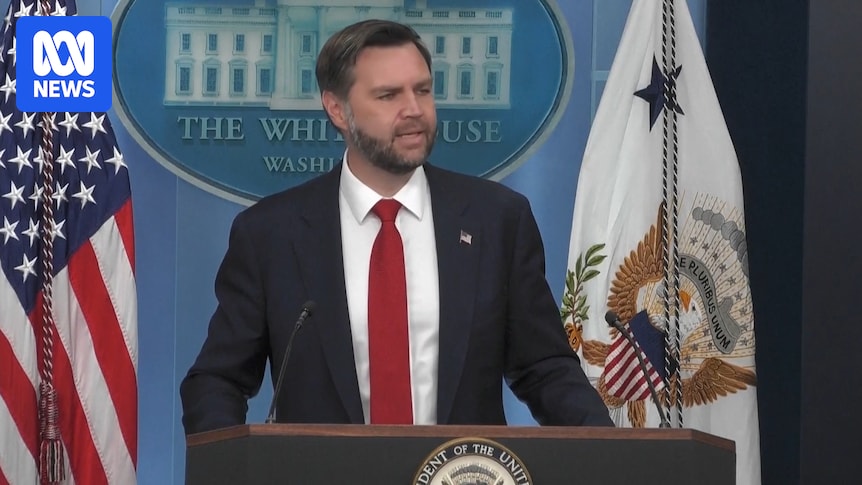 From a White House podium, JD Vance delivers 'stunning development' in US-Israel relationship
