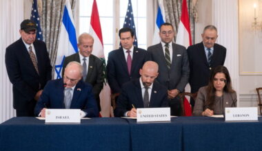 Israel, Lebanon, and U.S. Sign Framework Deal