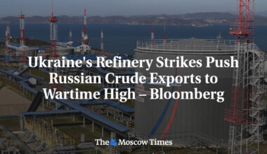Ukraine's Refinery Strikes Push Russian Crude Exports to Wartime High – Bloomberg