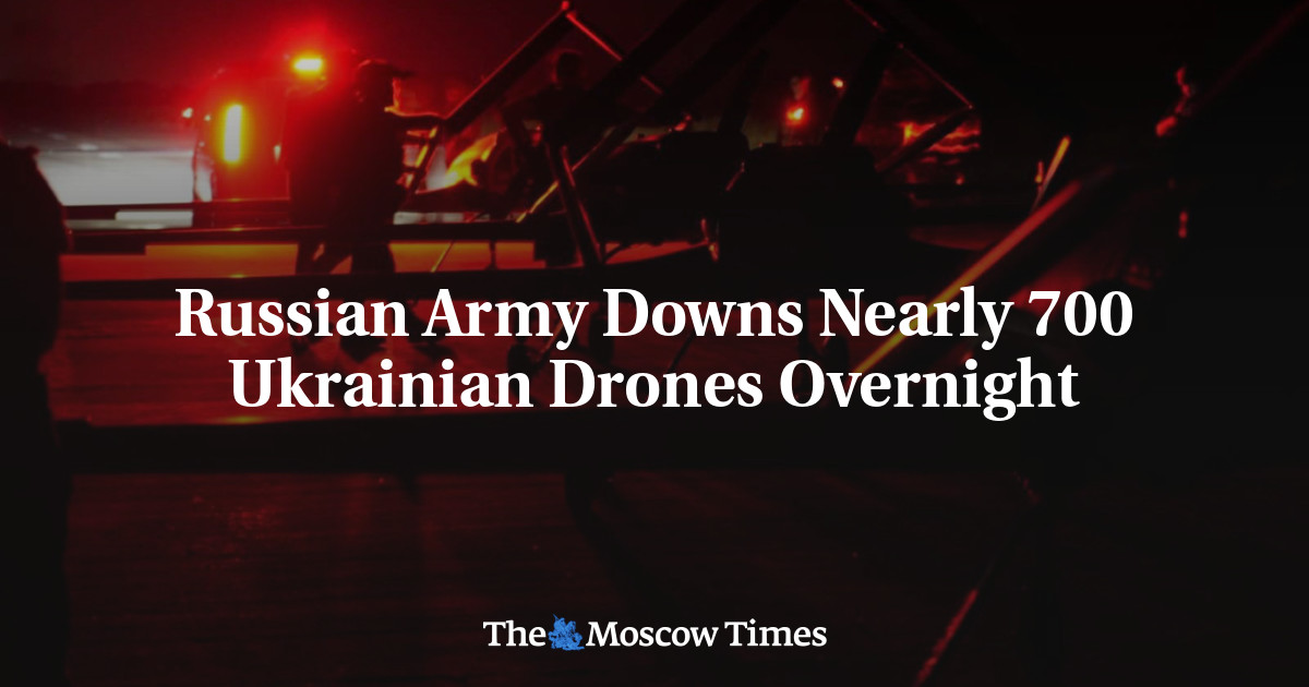 Russian Army Downs Nearly 700 Ukrainian Drones Overnight