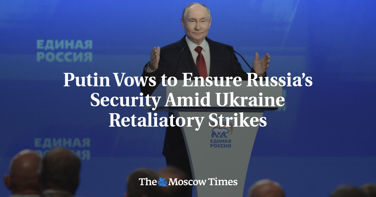 Putin Vows to Ensure Russia’s Security Amid Ukraine Retaliatory Strikes