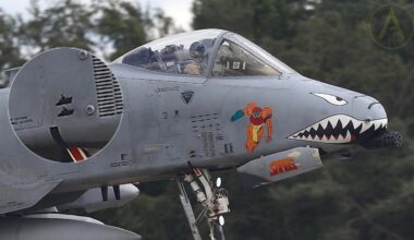 A-10s Return From Operation Epic Fury With Nose Art, Bomb Markings And Iranian Vessel Kill Markings