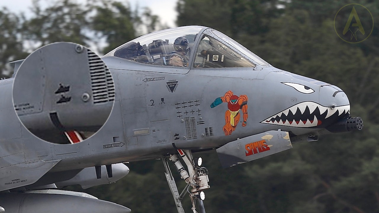 A-10s Return From Operation Epic Fury With Nose Art, Bomb Markings And Iranian Vessel Kill Markings