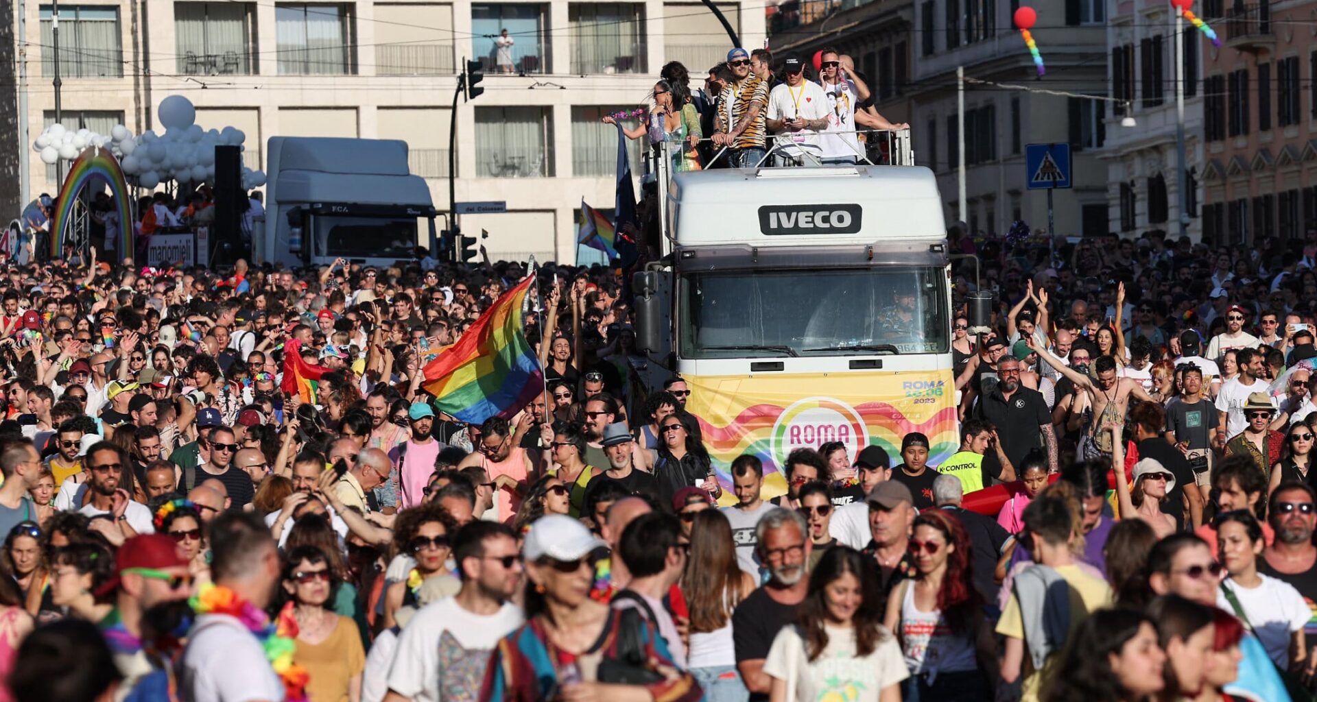 Israelis say they were attacked at Bologna Pride for carrying rainbow Star of David flag