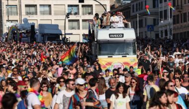 Israelis say they were attacked at Bologna Pride for carrying rainbow Star of David flag