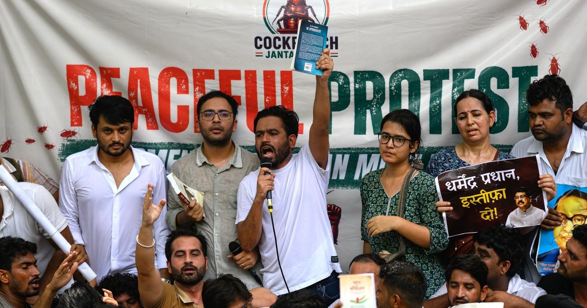 Cockroach Janta Party rallies in New Delhi for youth protests | Politics News