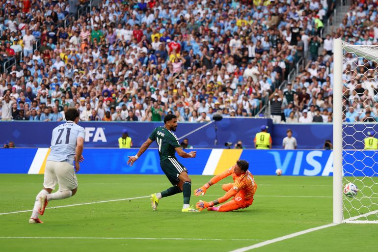 Abdulelah Al-Amri in action.