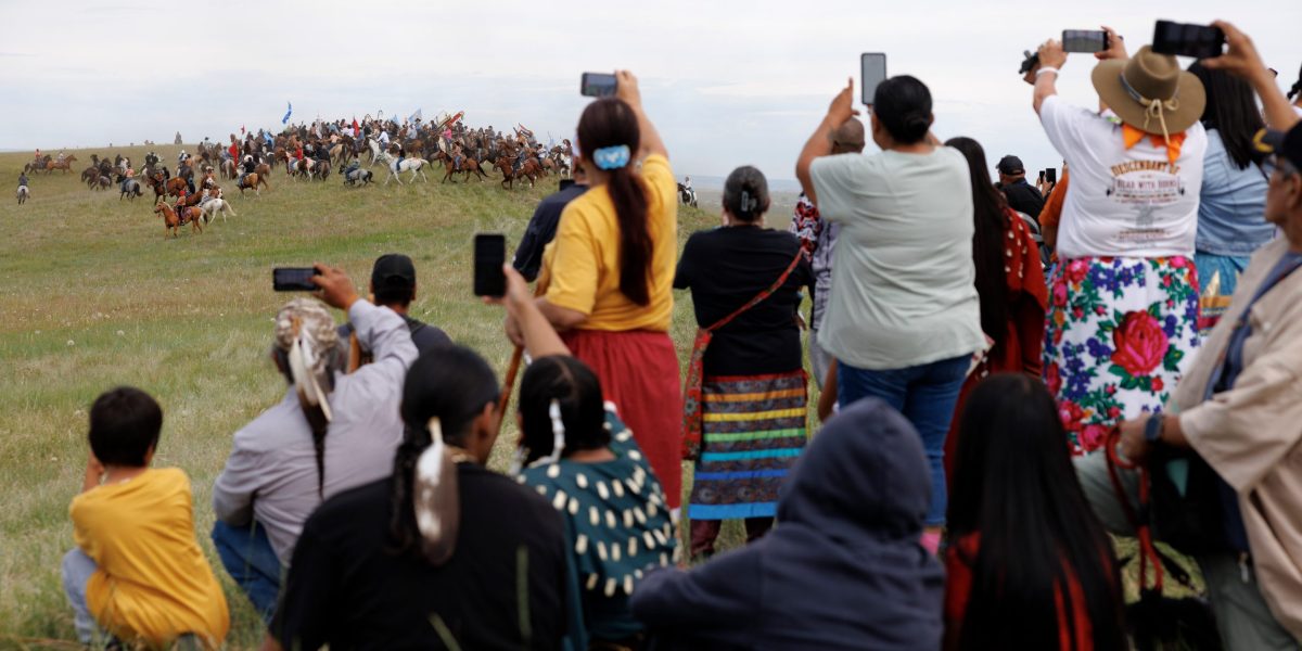 'Today I am celebrating the victory of our people': Native Americans ring in the anniversary of the Battle of Little Bighorn