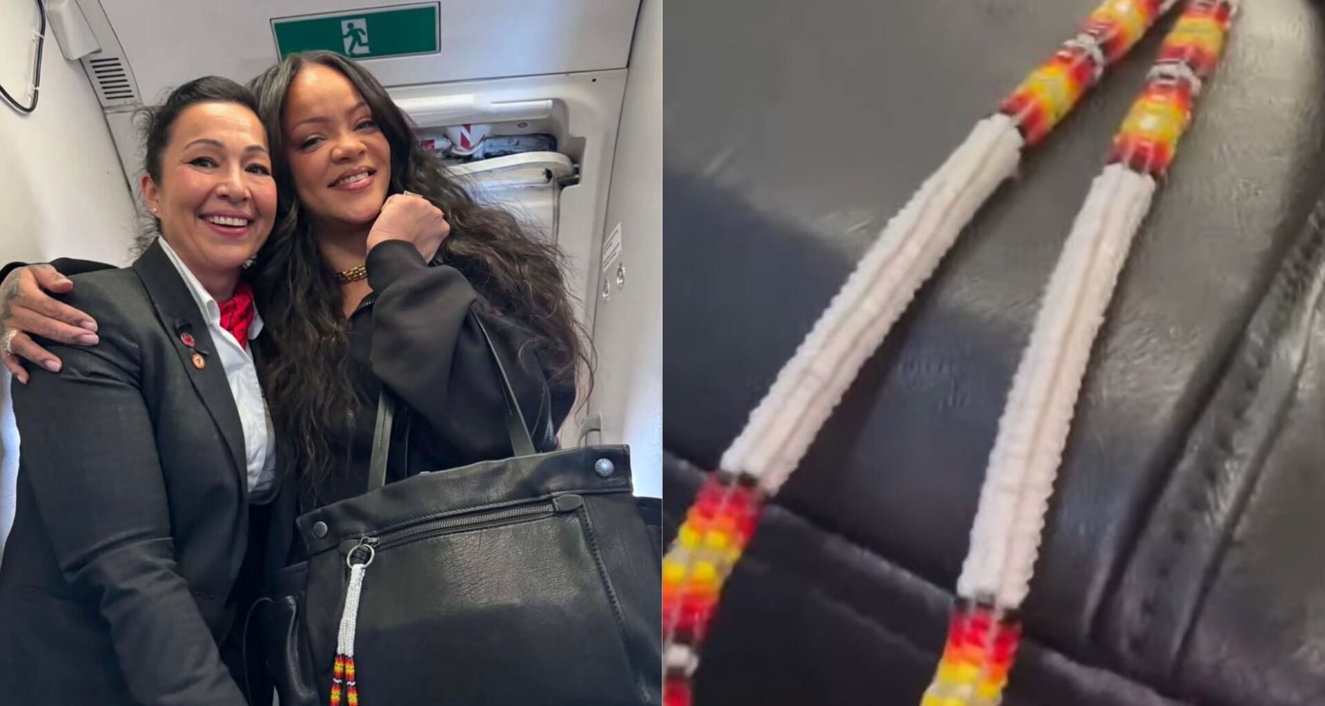 Rihanna met her first Mohawk person on a flight from Toronto. What happened next stayed with her