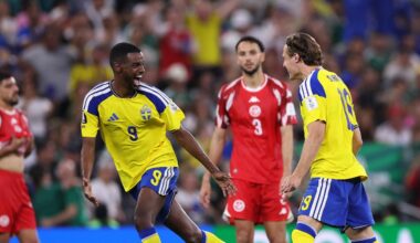 World Cup: Alexander Isak scores and assists twice for Sweden
