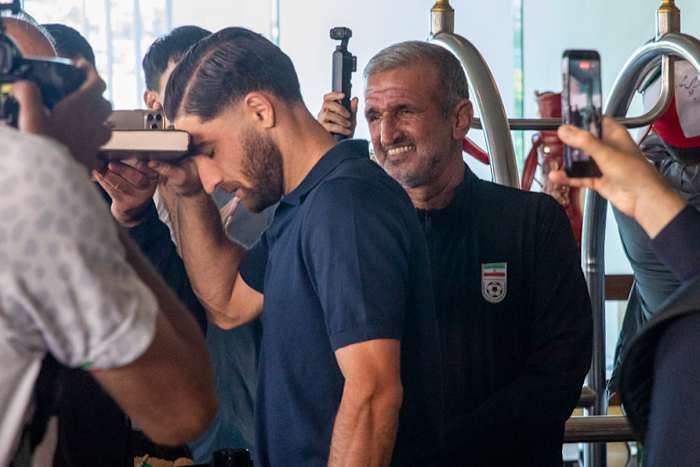 Come inside Iran's World Cup hotel in Tijuana, Mexico, where fans turn up to cheer