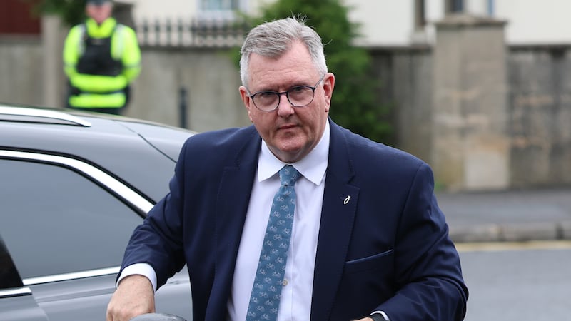 Jeffrey Donaldson trial told former DUP leader’s wife ‘did nothing about’ one alleged incident