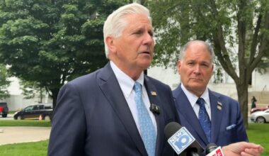 Republican candidate for governor Bruce Blakeman made an explosive attack against Brad Lander. (Spectrum News NY1)