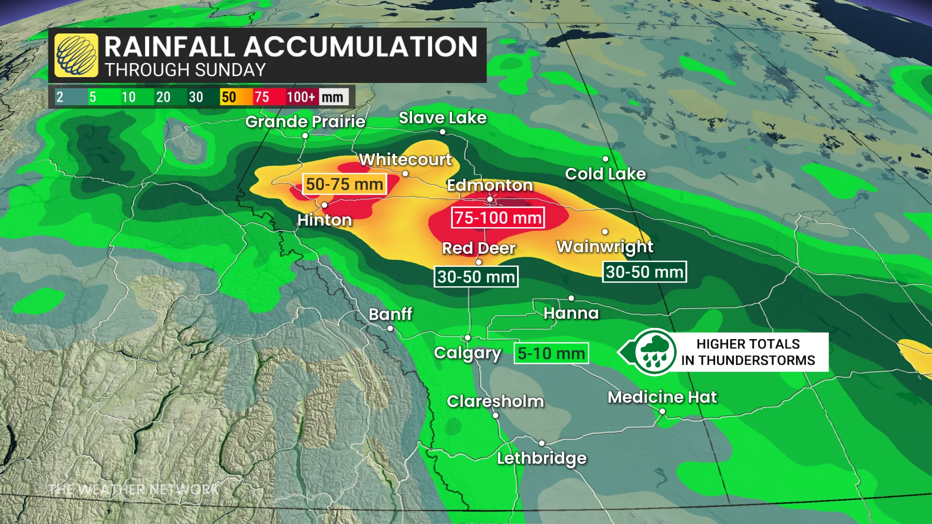 Baron - Alberta rainfall - June 19