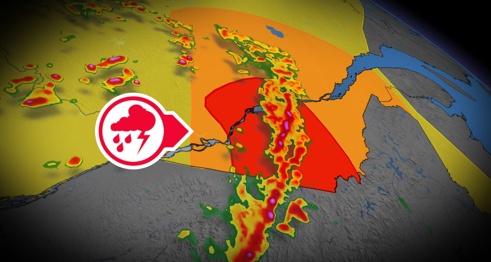Severe storms shift into eastern Ontario, Quebec, risk of heavy rain and winds