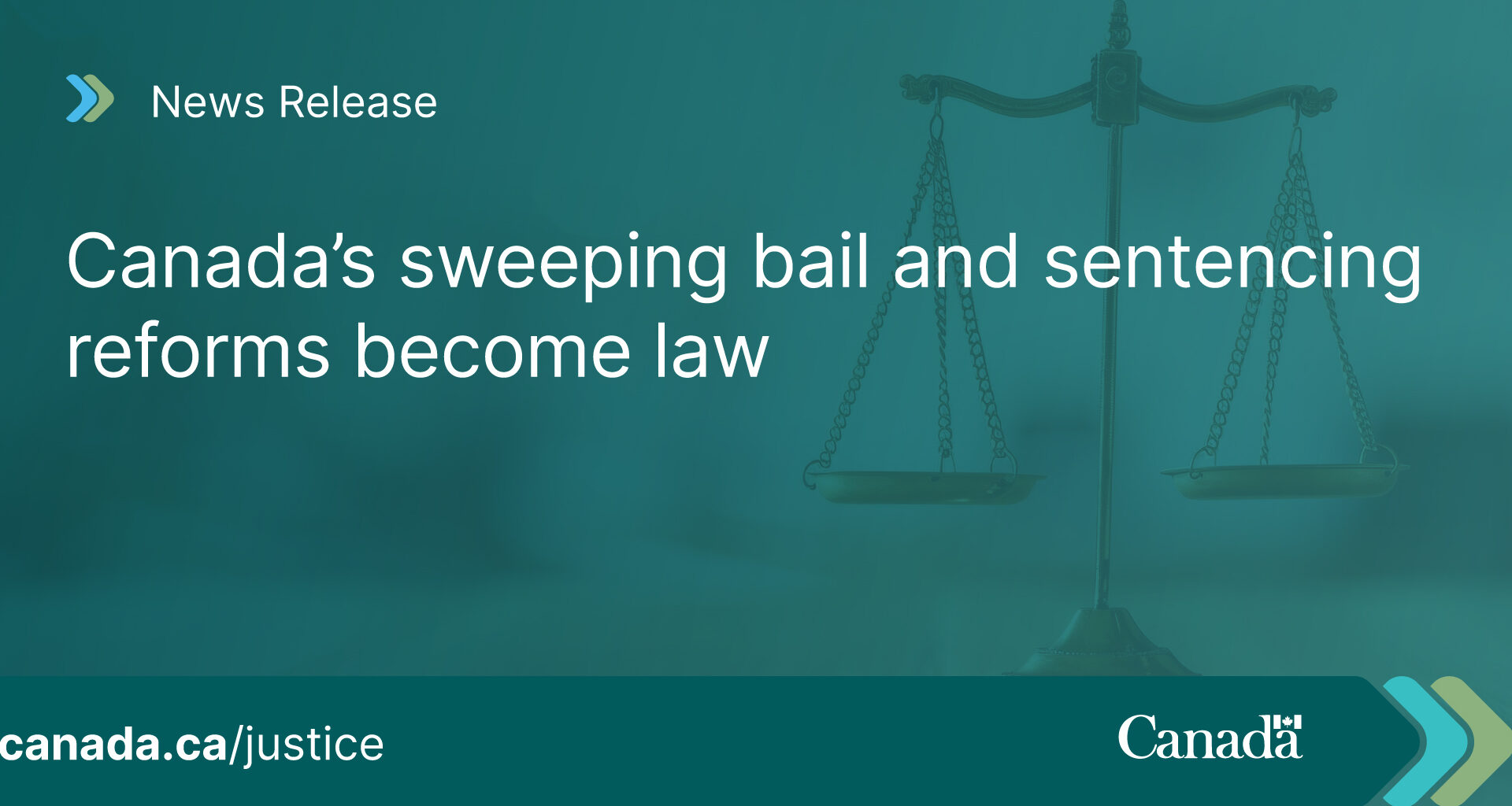Canada’s sweeping bail and sentencing reforms become law