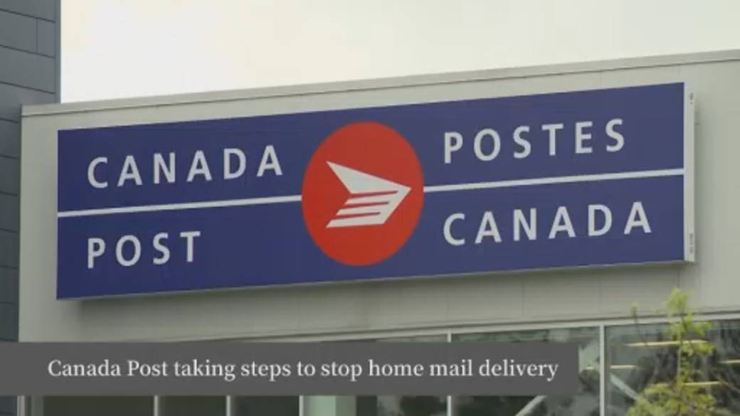 Click to play video: 'Canada Post to replace home delivery with community mailboxes in new cost-saving plan'