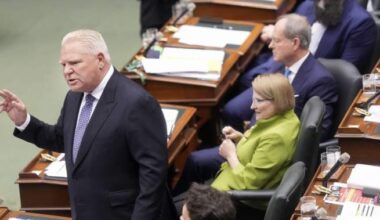 Here’s how many days Doug Ford attended question period during a shortened spring sitting