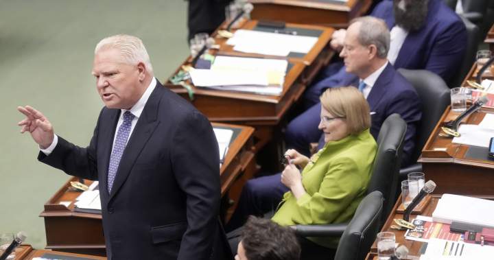 Here’s how many days Doug Ford attended question period during a shortened spring sitting
