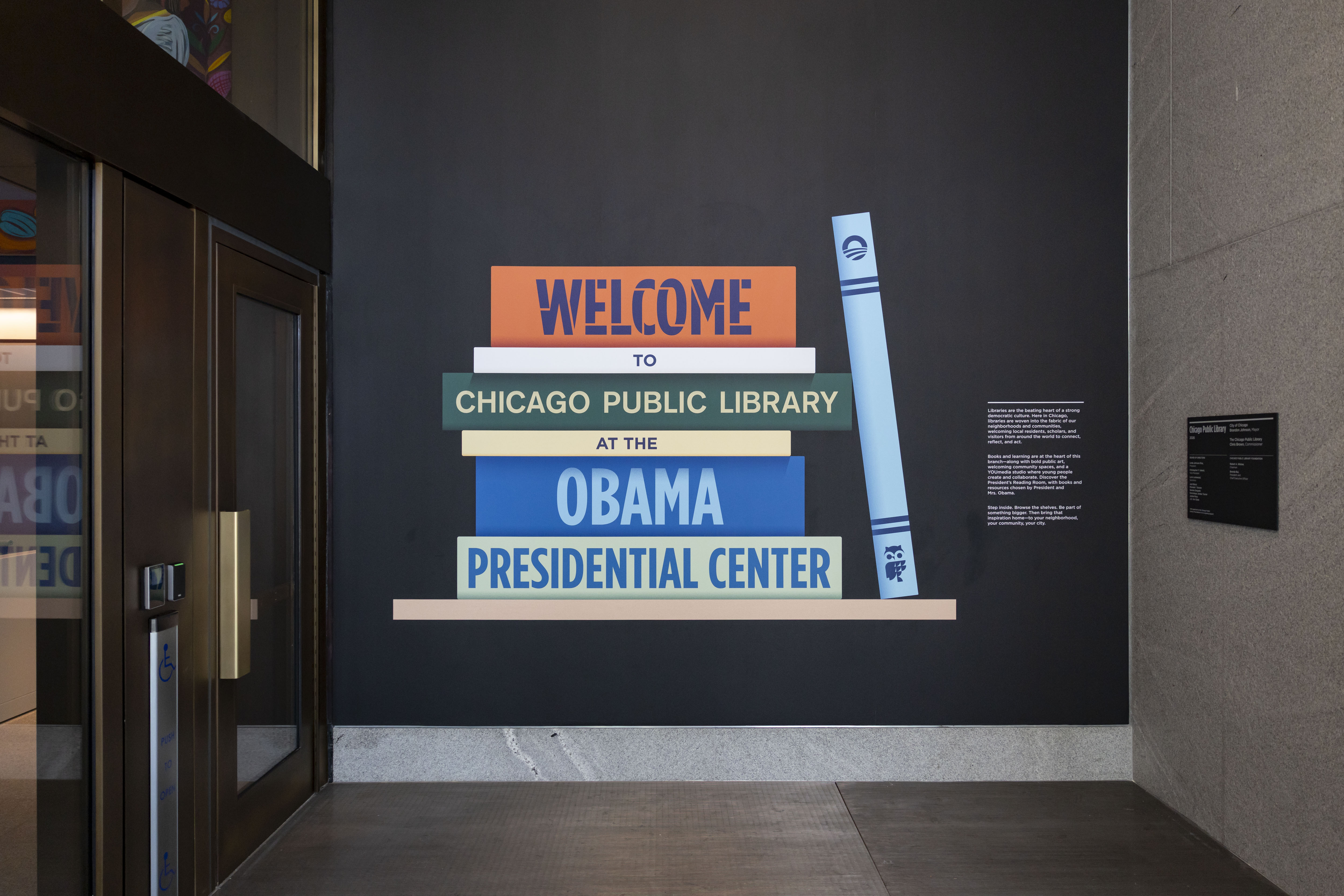 A branch of the Chicago Public Library prepares to open...