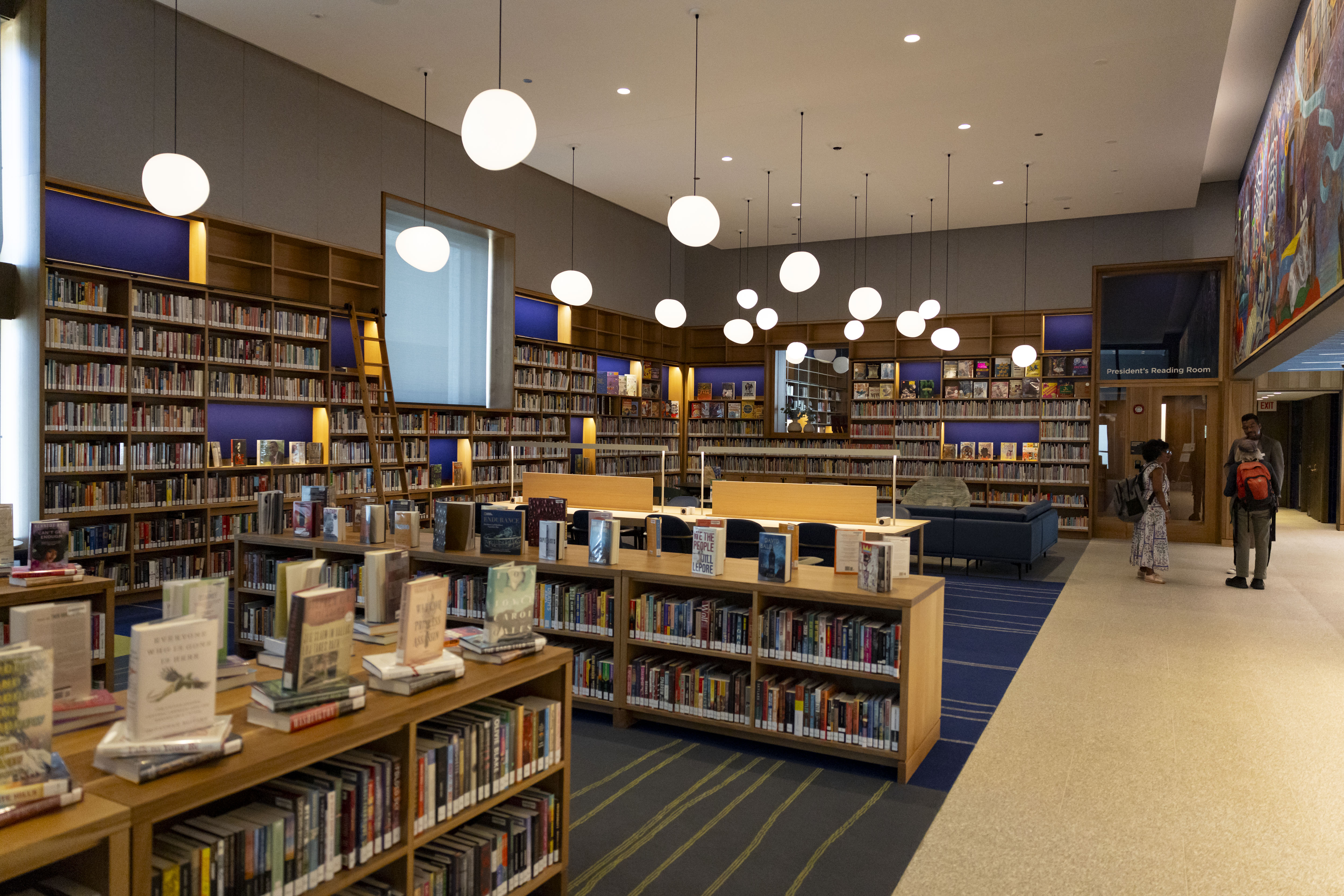 A branch of the Chicago Public Library prepares to open...