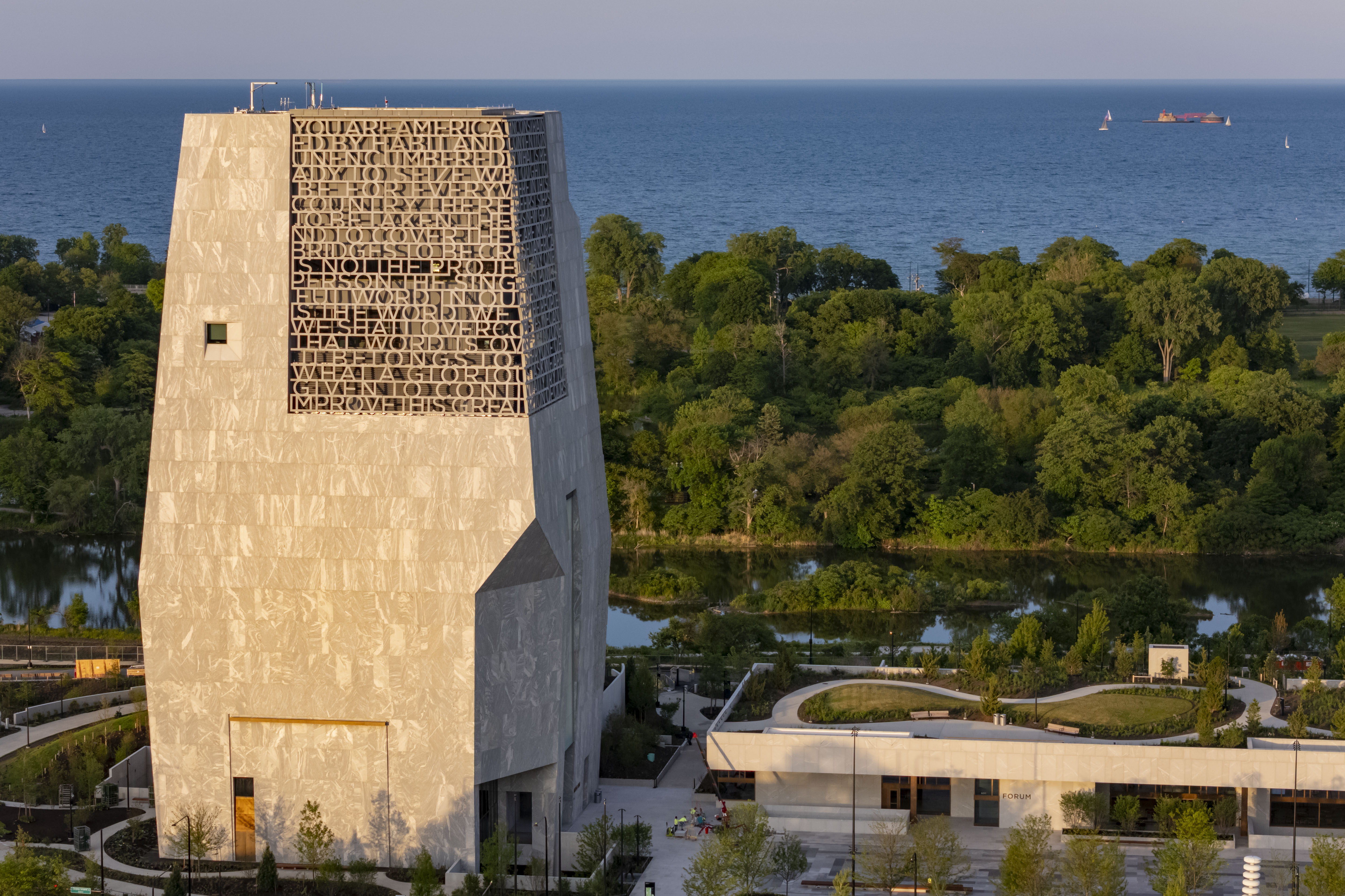 The Obama Presidential Center on June 3, 2026, before its...