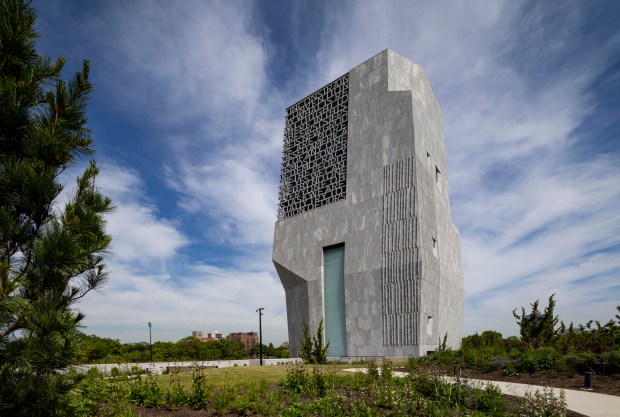 The Obama Presidential Center on June 3, 2026, in Chicago's Jackson Park. (Brian Cassella/Chicago Tribune)