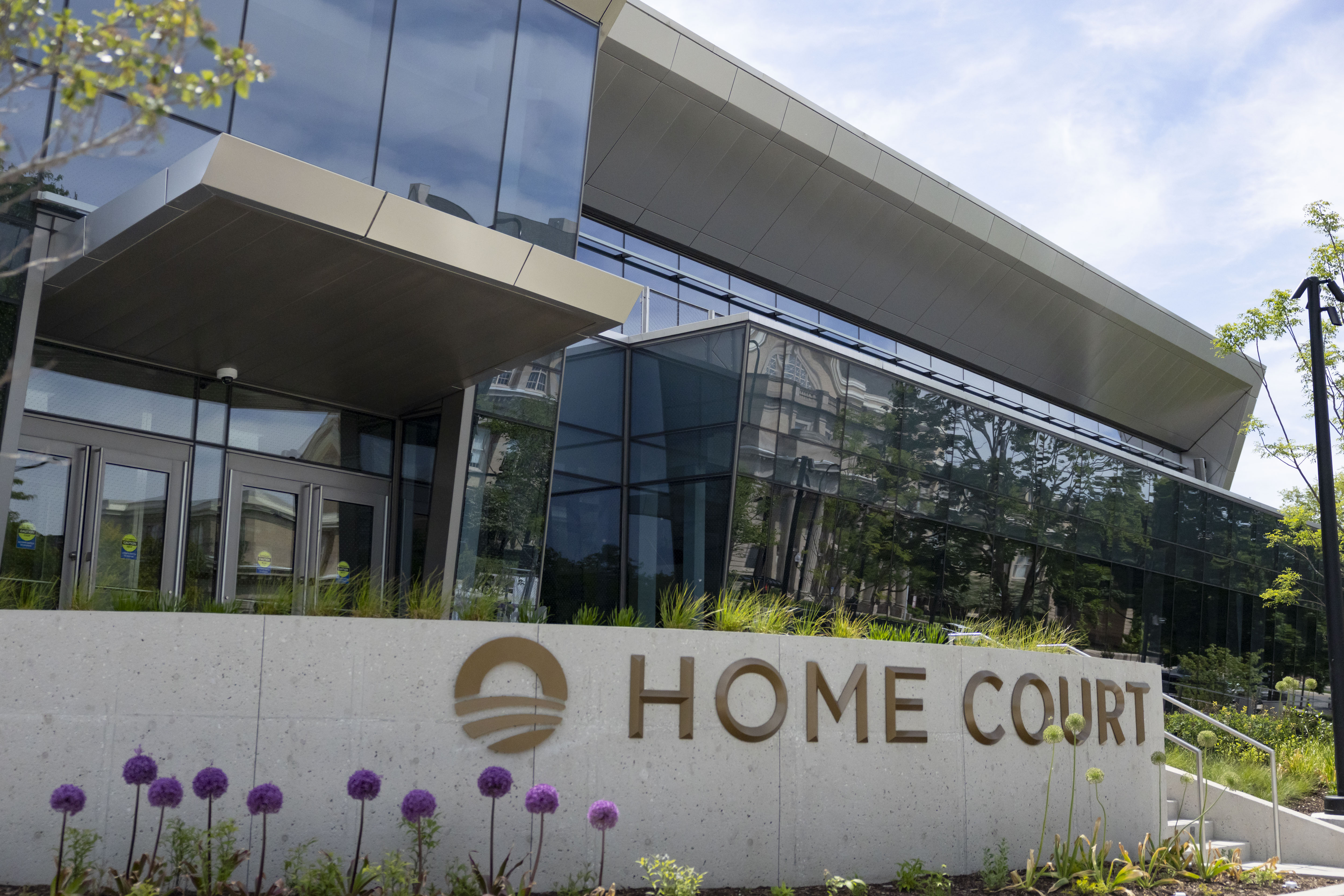 The exterior of Home Court at the Obama Presidential Center,...