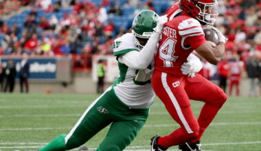 Low five: key plays cost Calgary Stampeders win against Saskatchewan Roughriders