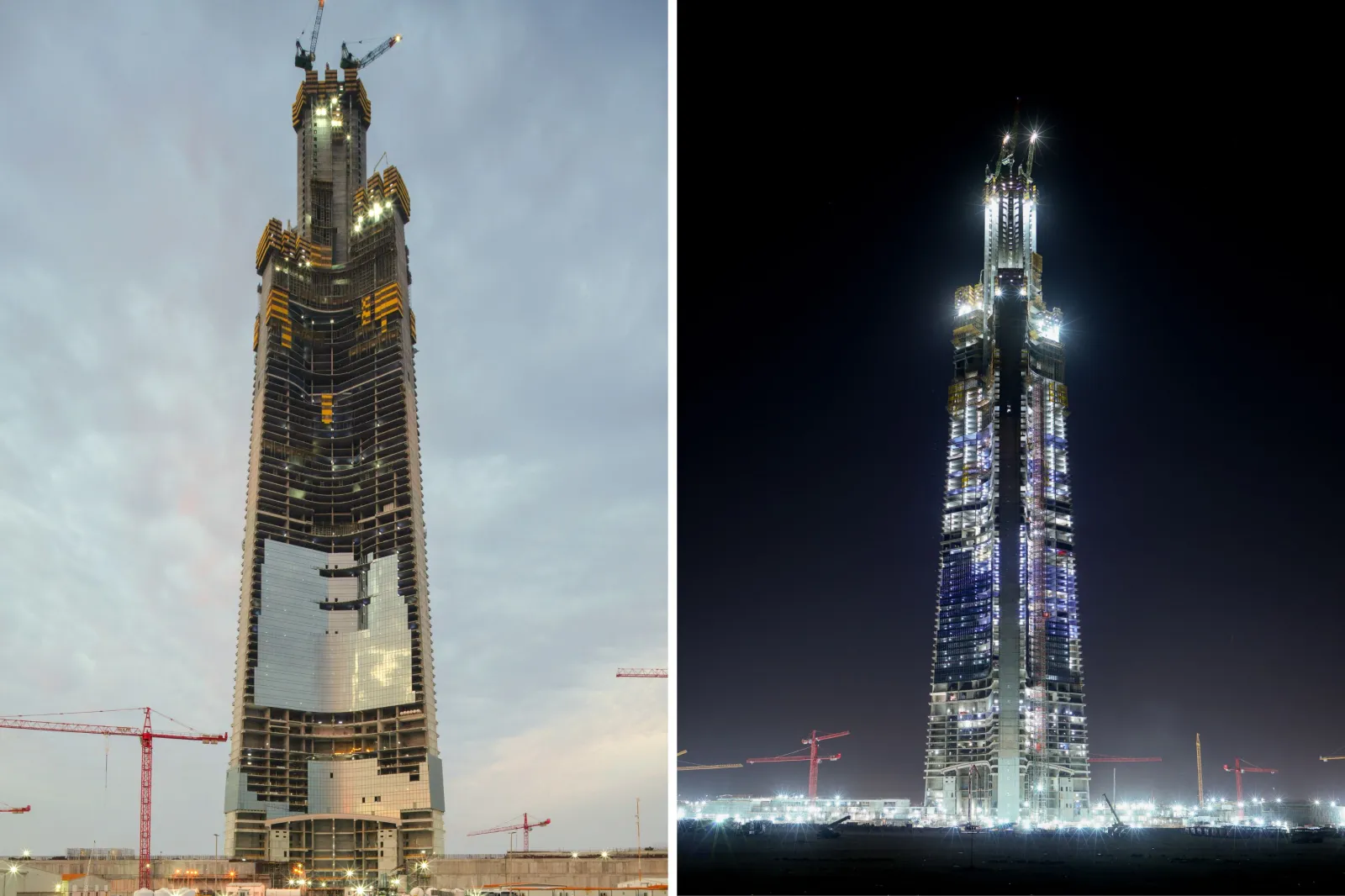 Image of the Jeddah Tower in Saudi Arabia, captured in April 2026.