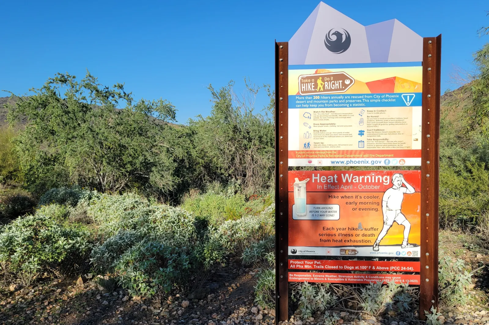Poster with Heat Warning information in Arizona in 2025 | Getty Images