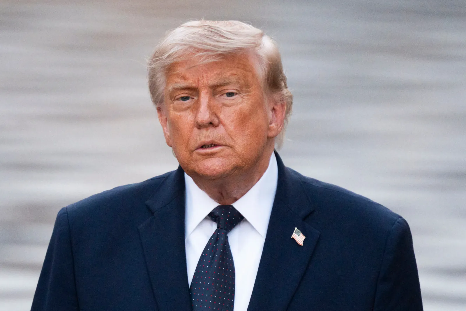 Donald Trump at Chateau de Versailles ahead of a dinner to celebrate the 250th anniversary of the independence of the United States, in Versailles southwest of Paris on June 17, 2026.